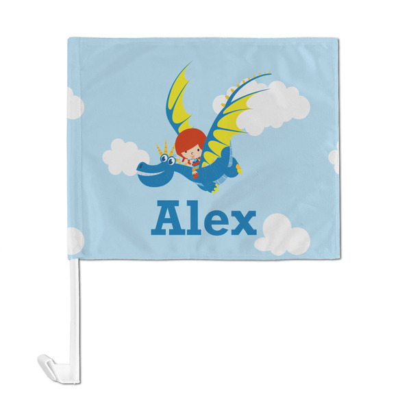Flying a Dragon Car Flag - Large - FRONT