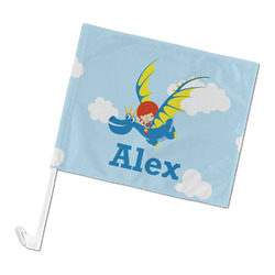 Flying a Dragon Car Flag - Large (Personalized)