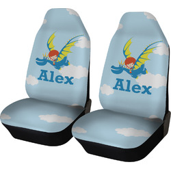 Flying a Dragon Car Seat Covers (Set of Two) (Personalized)