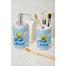 Flying a Dragon Ceramic Bathroom Accessories - LIFESTYLE (toothbrush holder & soap dispenser)