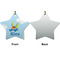 Flying a Dragon Ceramic Flat Ornament - Star Front & Back (APPROVAL)