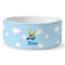 Flying a Dragon Ceramic Dog Bowl - Large (Personalized)