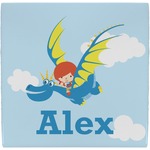 Flying a Dragon Ceramic Tile Hot Pad (Personalized)