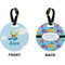 Flying a Dragon Circle Luggage Tag (Front + Back)