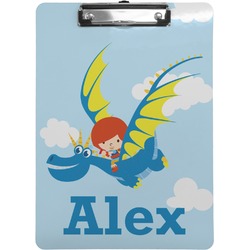 Flying a Dragon Clipboard (Letter Size) (Personalized)