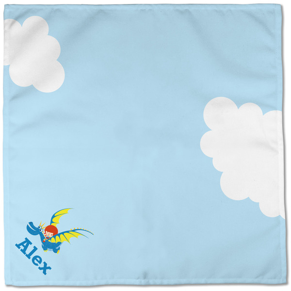 Flying a Dragon Cloth Napkins - Personalized Dinner (Full Open)