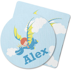 Flying a Dragon Rubber Backed Coaster (Personalized)