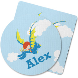 Flying a Dragon Rubber Backed Coaster (Personalized)