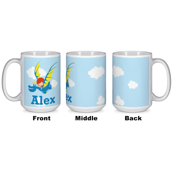 Flying a Dragon Coffee Mug - 15 oz - White APPROVAL