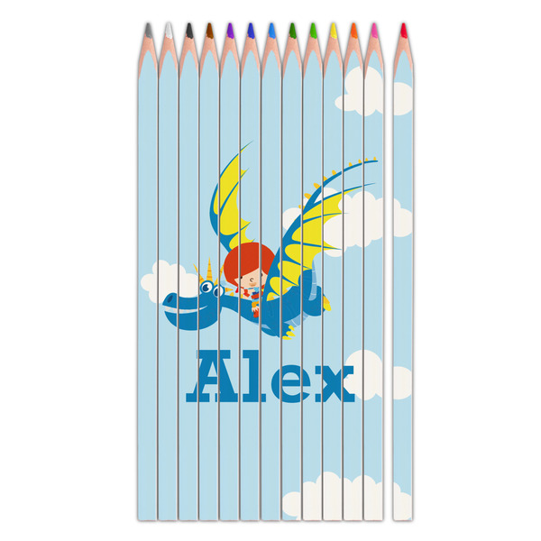 Custom Flying a Dragon Colored Pencils (Personalized)