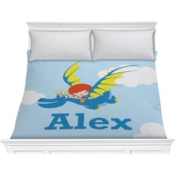 Flying a Dragon Comforter - King (Personalized)