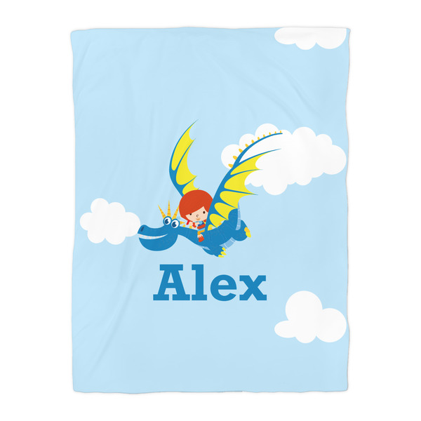 Flying a Dragon Comforter - Twin - Front