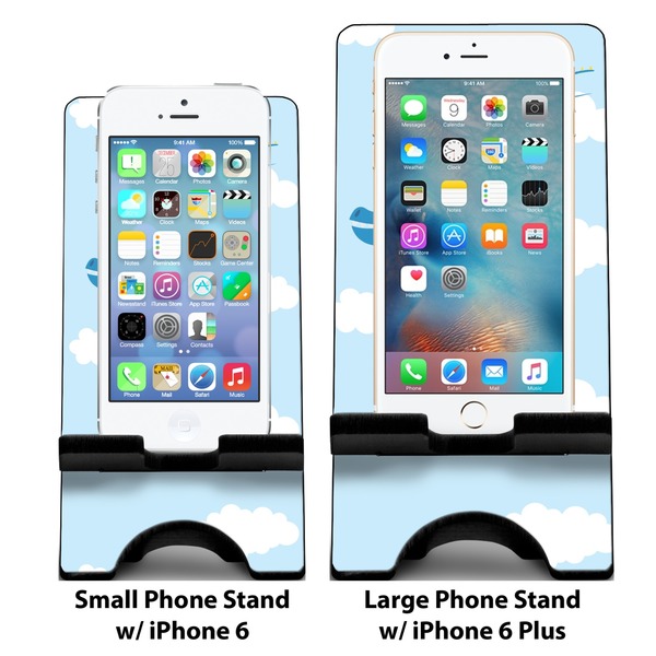Flying a Dragon Compare Phone Stand Sizes - with iPhones