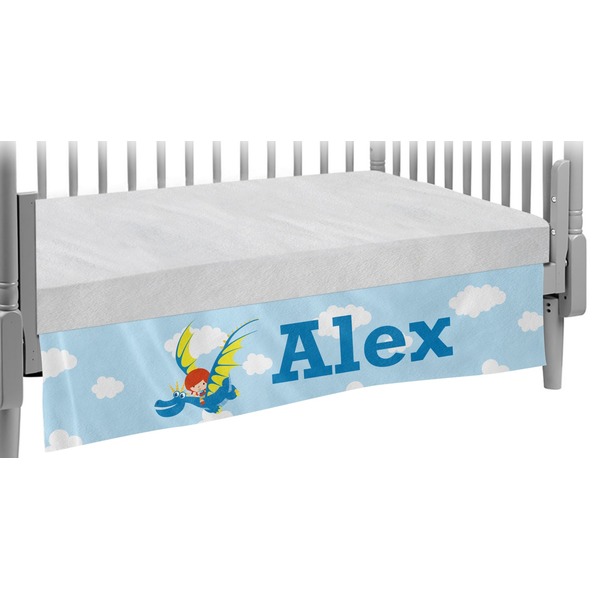 Custom Flying a Dragon Crib Skirt (Personalized)