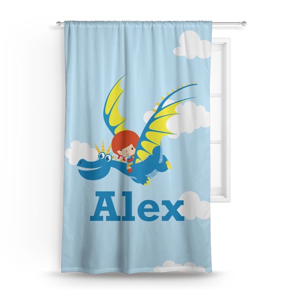 Custom Flying a Dragon Curtain - 50"x84" Panel (Personalized)