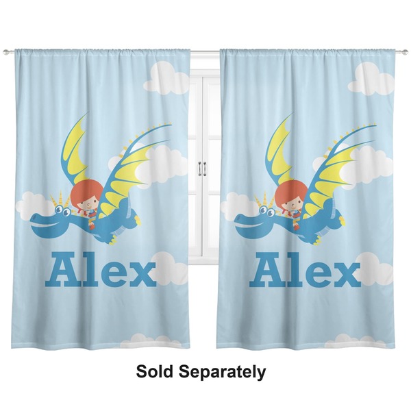 Custom Flying a Dragon Curtain Panel - Custom Size (Personalized)