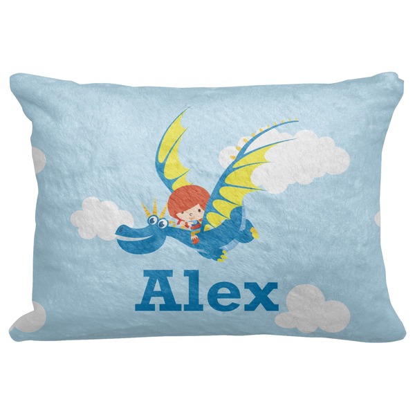 Custom Flying a Dragon Decorative Baby Pillowcase - 16"x12" (Personalized)