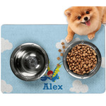 Flying a Dragon Dog Food Mat - Small w/ Name or Text