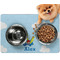 Flying a Dragon Dog Food Mat - Small LIFESTYLE