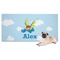 Flying a Dragon Dog Towel (Personalized)