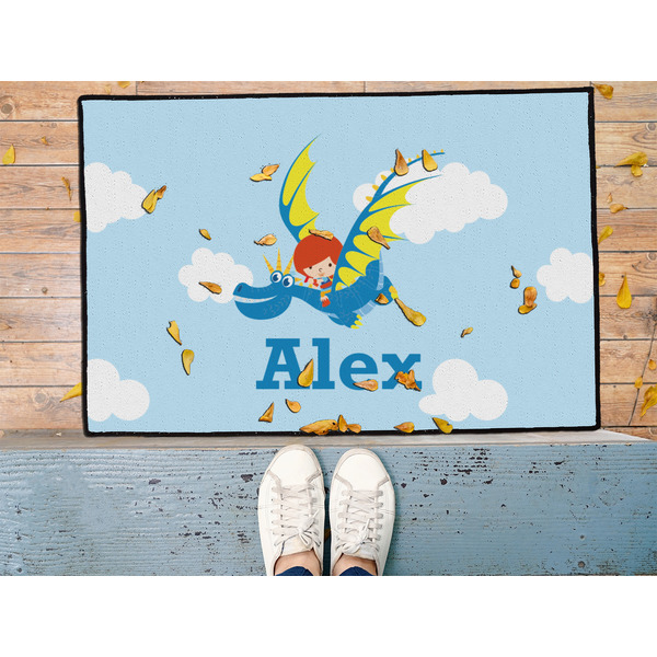 Flying a Dragon Door Mat - LIFESTYLE (Med)