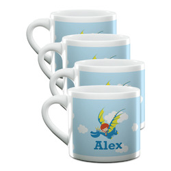 Flying a Dragon Double Shot Espresso Cups - Set of 4 (Personalized)