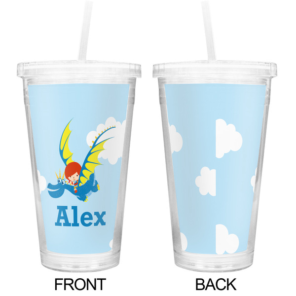 Flying a Dragon Double Wall Tumbler with Straw - Approval