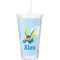 Flying a Dragon Double Wall Tumbler with Straw (Personalized)