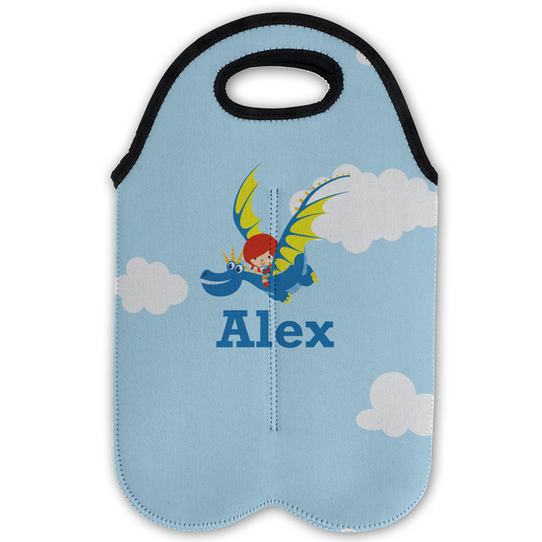 Flying a Dragon Double Wine Tote - Flat (new)