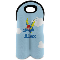 Flying a Dragon Wine Tote Bag (2 Bottles) (Personalized)