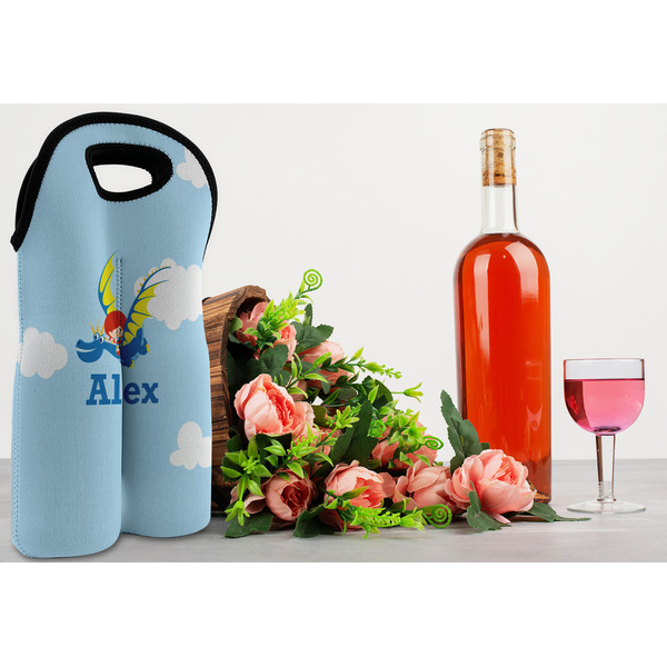 Flying a Dragon Double Wine Tote - LIFESTYLE (new)