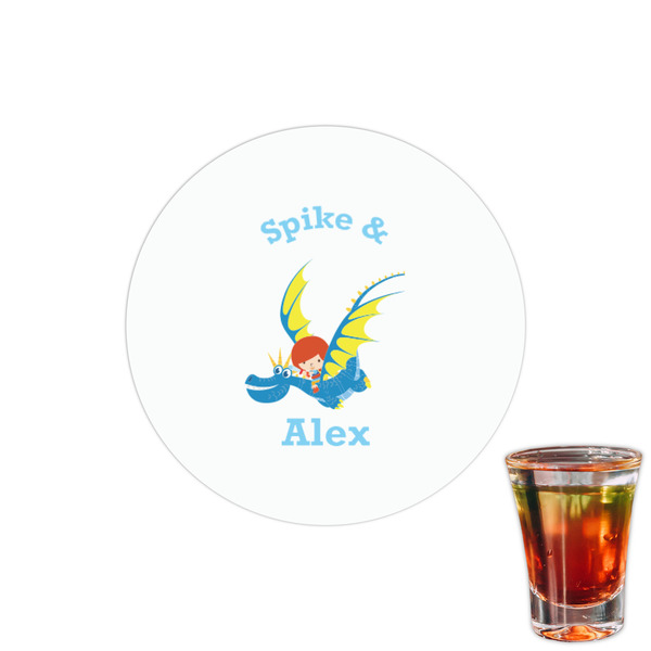 Custom Flying a Dragon Printed Drink Topper - 1.5" (Personalized)
