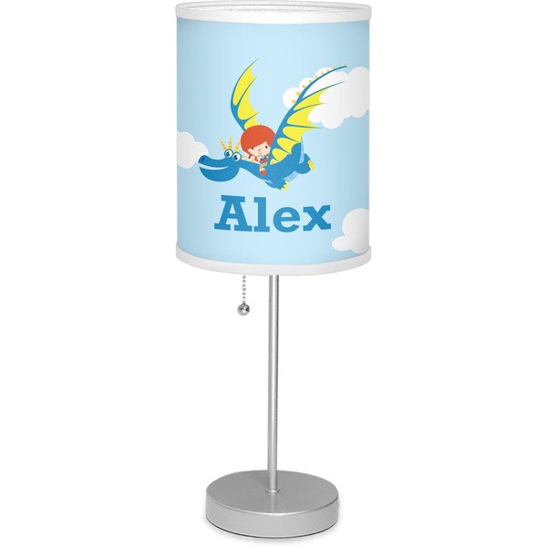 Custom Flying a Dragon 7" Drum Lamp with Shade Polyester (Personalized)