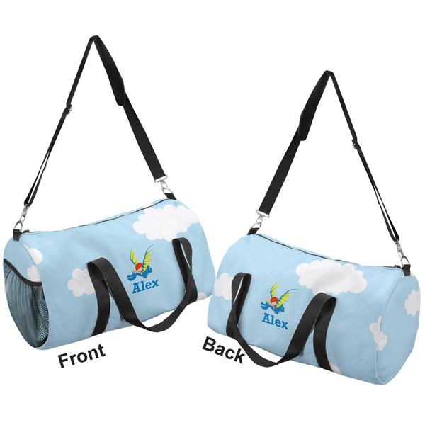 Flying a Dragon Duffle bag large front and back sides
