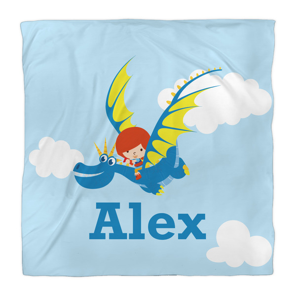 Flying a Dragon Duvet Cover - Queen - Front