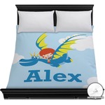 Flying a Dragon Duvet Cover - Full / Queen (Personalized)