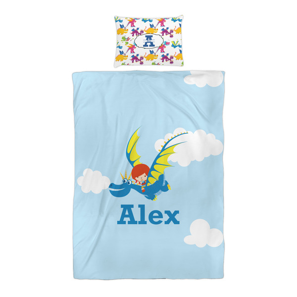 Flying a Dragon Duvet Cover Set - Twin XL - Alt Approval