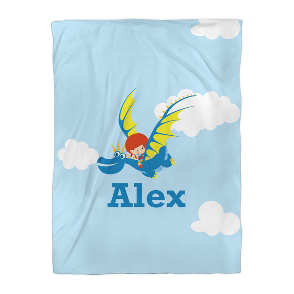 Flying a Dragon Duvet Cover - Twin XL - Front