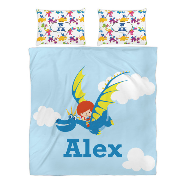 Flying a Dragon Duvet cover Set - Queen - Alt Approval