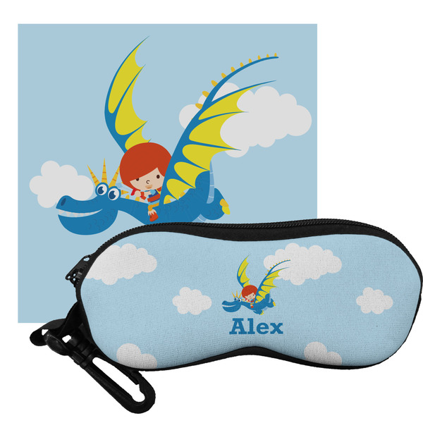 Custom Flying a Dragon Eyeglass Case & Cloth (Personalized)