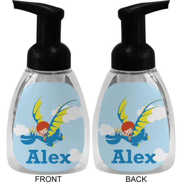 Flying a Dragon Foam Soap Bottle (Front & Back)