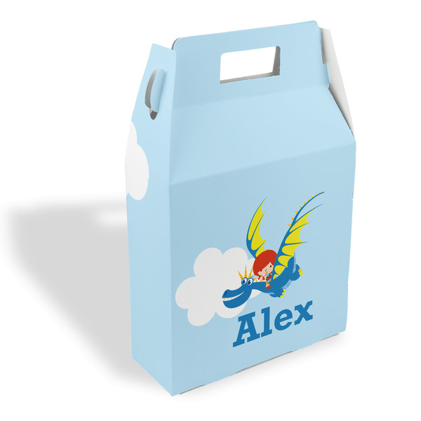 Custom Flying a Dragon Gable Favor Box (Personalized)