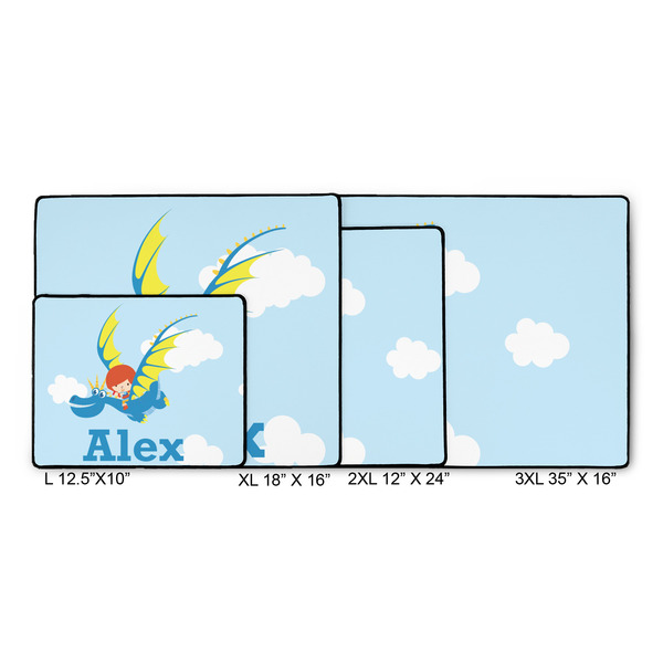 Flying a Dragon Gaming Mats - SIZE CHART