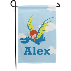 Flying a Dragon Small Garden Flag - Double Sided w/ Name or Text