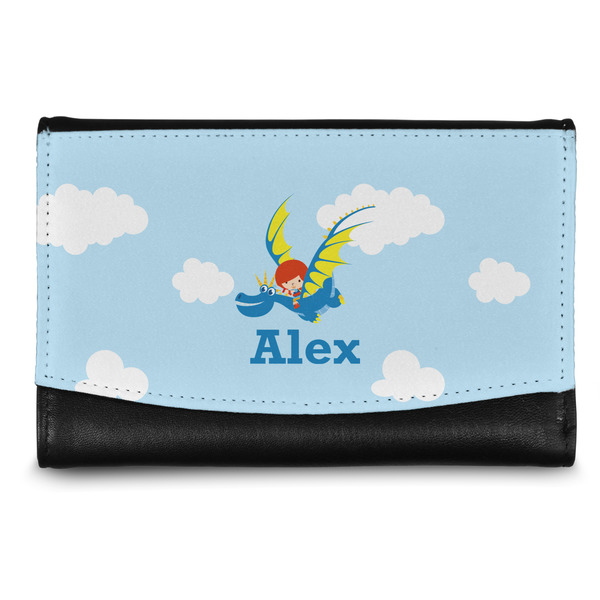 Custom Flying a Dragon Genuine Leather Women's Wallet - Small (Personalized)