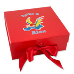 Flying a Dragon Gift Box with Magnetic Lid - Red (Personalized)