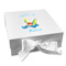 Flying a Dragon Gift Boxes with Magnetic Lid - White - Front
