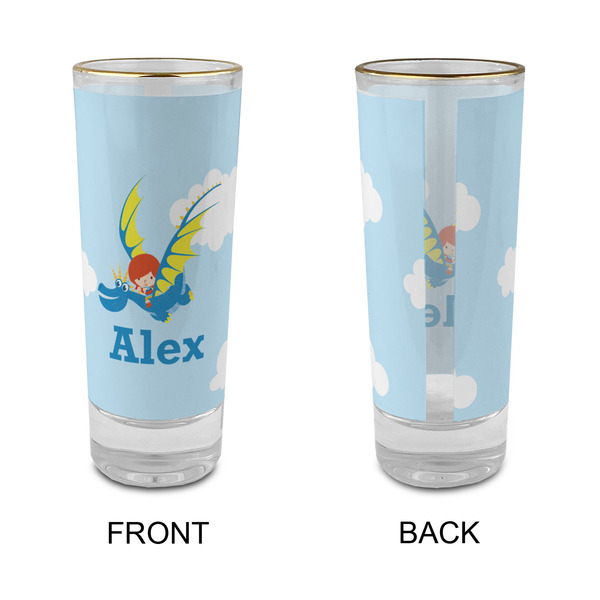 Flying a Dragon Glass Shot Glass - 2 oz - Single - APPROVAL