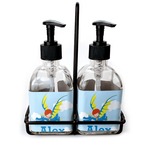 Flying a Dragon Glass Soap & Lotion Bottle Set (Personalized)
