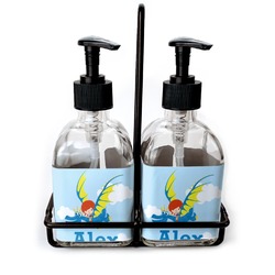 Flying a Dragon Glass Soap & Lotion Bottles (Personalized)